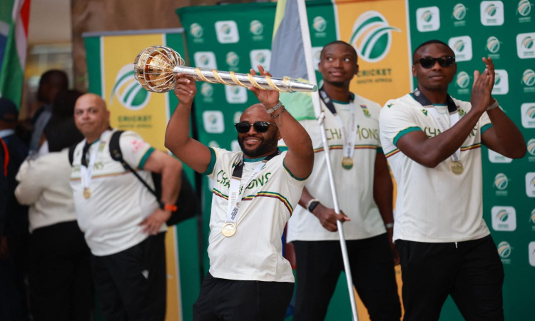 The Mace Comes Home: South Africa Welcomes ICC Test Champions