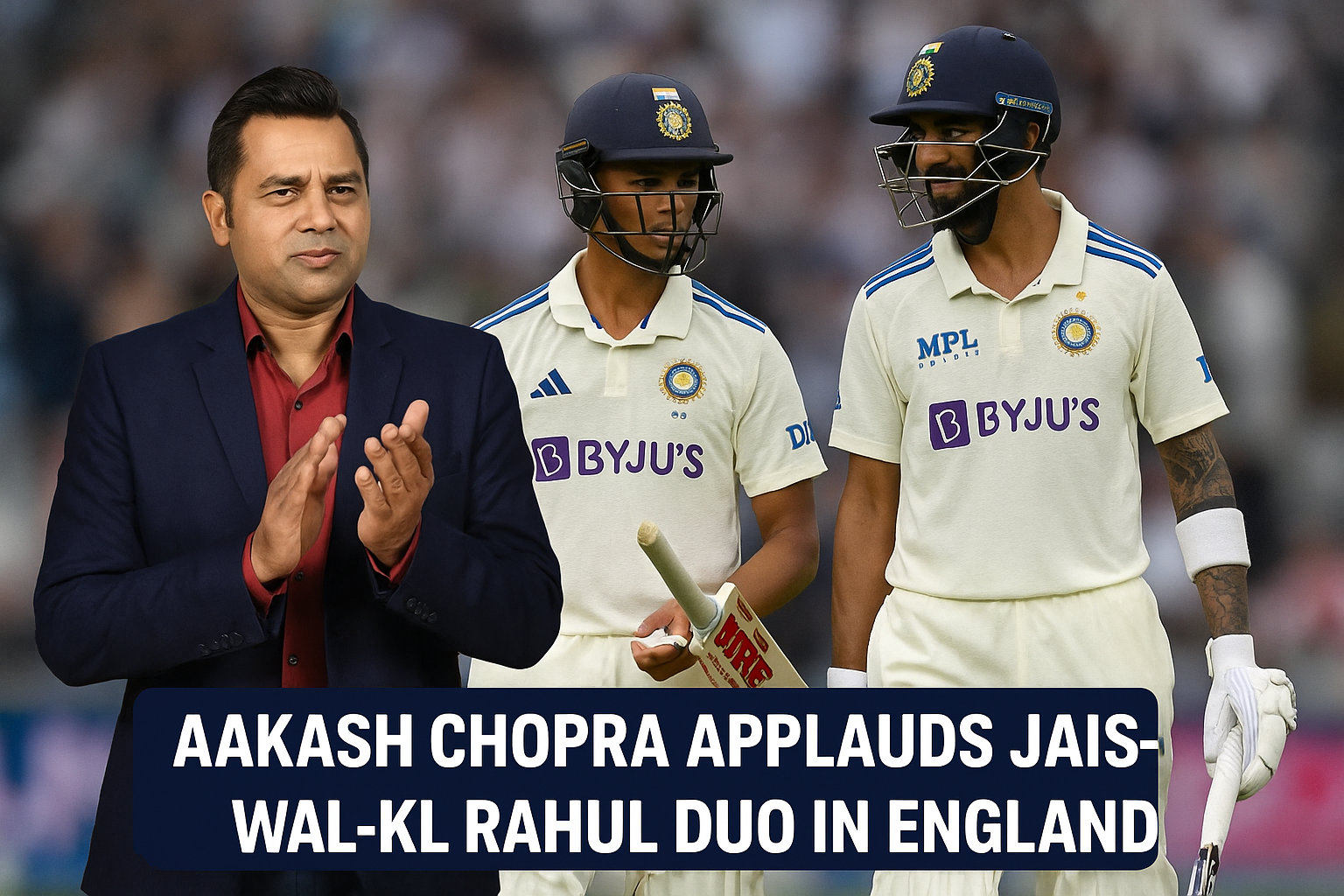 Aakash Chopra Applauds Jaiswal-KL Rahul Duo in England