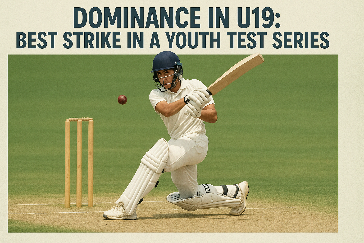 Dominance In U19: Best Strike In A Youth Test Series
